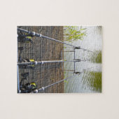 Gevist in een Engels meer Legpuzzel (Horizontaal)