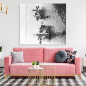 Gevist in het Grand Canal in Soo-chow China Canvas Afdruk (Insitu (Woonkamer))