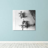 Gevist in het Grand Canal in Soo-chow China Canvas Afdruk (Insitu (Houten vloer))