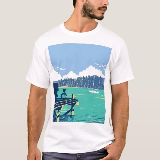 Gevist in Mapua T-shirt (Voorkant)