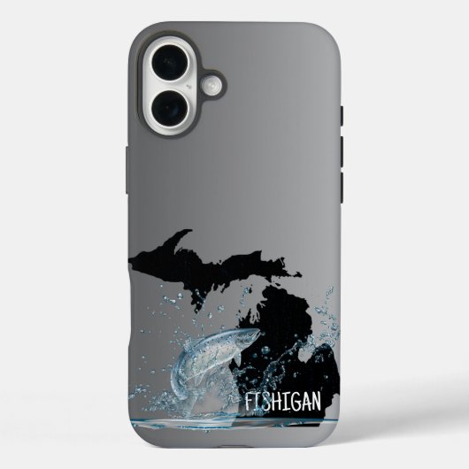 Gevist in Michigan Big Fish Case-Mate iPhone Case (Achterkant)