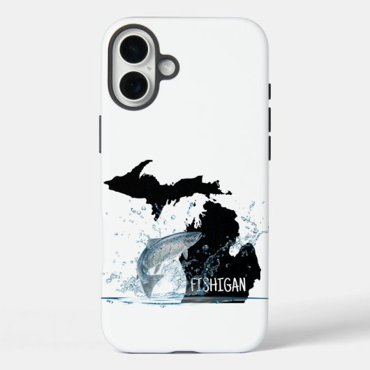 Gevist in Michigan Big Fish Case-Mate iPhone Case (Achterkant)