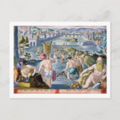 Gevist in Shallow Waters Using Nets, bord 96 voor Briefkaart (Voorkant)