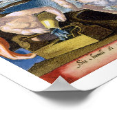 Gevist in Shallow Waters Using Nets, bord 96 voor Poster (Hoek)