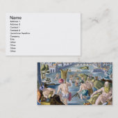 Gevist in Shallow Waters Using Nets, bord 96 voor Visitekaartje (Voorkant / Achterkant)