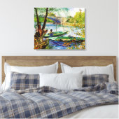 Gevist in Spring Vincent van Gogh Canvas Afdruk (Insitu (Slaapkamer))