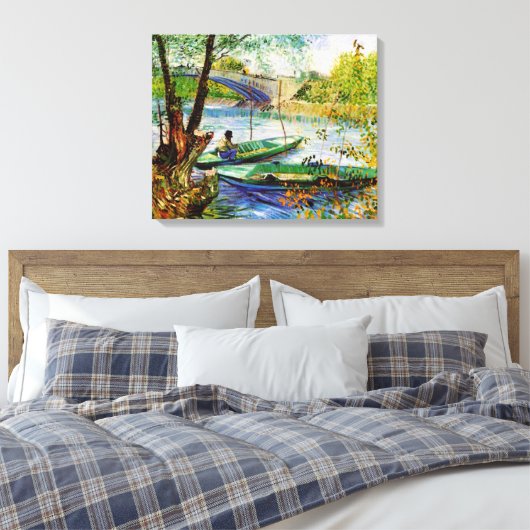 Gevist in Spring Vincent van Gogh Canvas Afdruk (Insitu (Slaapkamer))