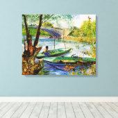 Gevist in Spring Vincent van Gogh Canvas Afdruk (Insitu (Houten vloer))