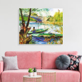 Gevist in Spring Vincent van Gogh Canvas Afdruk (Insitu (Woonkamer))