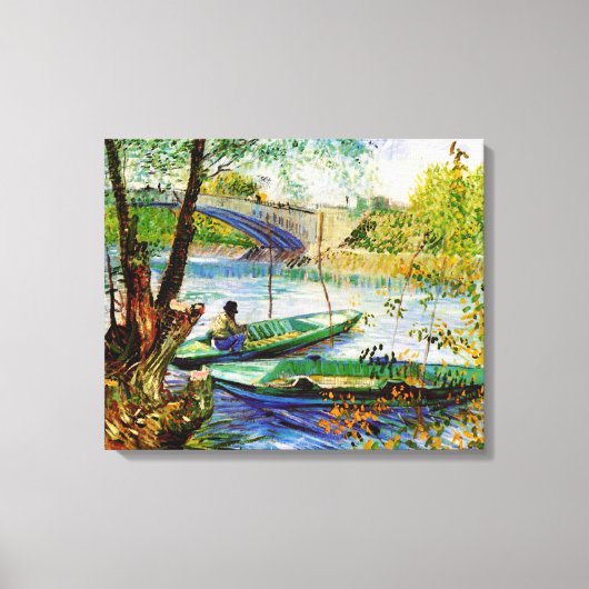 Gevist in Spring Vincent van Gogh Canvas Afdruk (Voorkant)