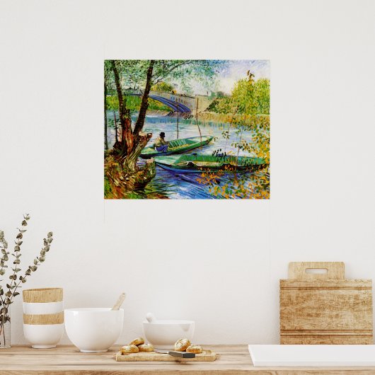 Gevist in Spring Vincent van Gogh Poster (Keuken)