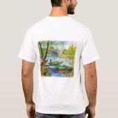 Gevist in Spring Vincent van Gogh T-shirt (Achterkant)