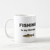 Gevist is mijn therapie, grappige Mok voor koffiek (Links)