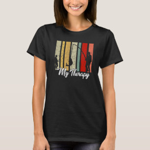 Gevist is mijn therapie grappige  retro Gevist T-shirt