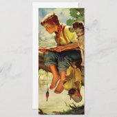  Gevist, jongen met zijn puppy en wormen (Voorkant / Achterkant)