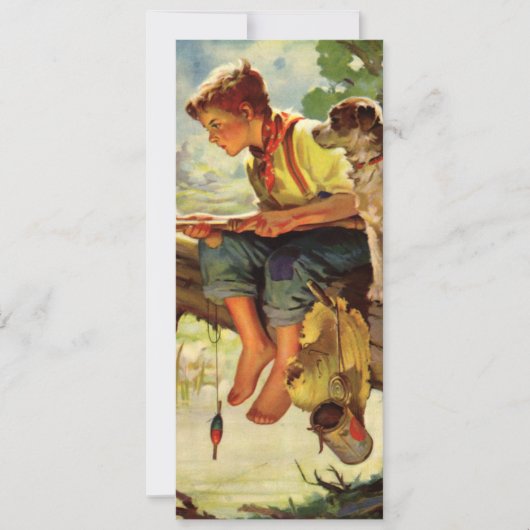  Gevist, jongen met zijn puppy en wormen (Voorkant)