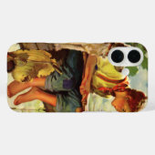  Gevist, jongen met zijn puppy en wormen Case-Mate iPhone Case (Achterkant (horizontaal))