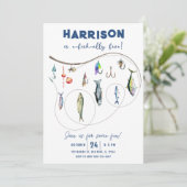 Gevist jongen O-Fish-Ally vijf jaar Kaart (Staand voorkant)