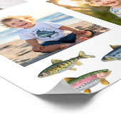 Gevist Jongen Verjaardagsfoto Mijlpaal teken Poster (Hoek)