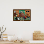 Gevist kamer 22.5 x 15 poster (Keuken)
