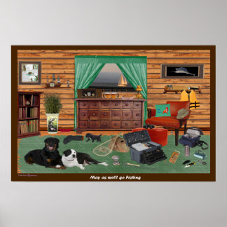 Gevist kamer 22.5 x 15 poster