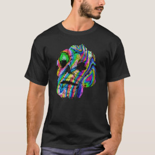 Gevist karper visschedel Tye kleurstof karper viss T-shirt