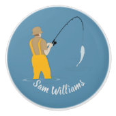 Gevist Keramische Knop (Voorkant)