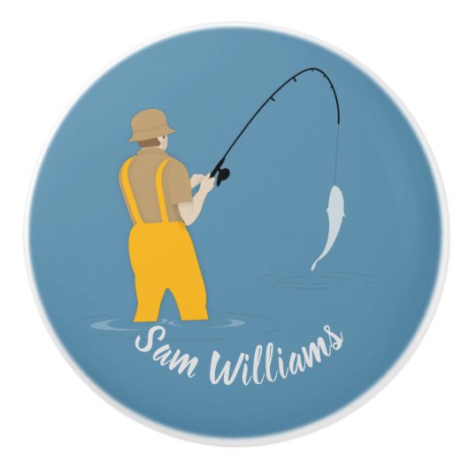 Gevist Keramische Knop (Voorkant)