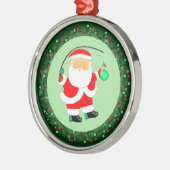 Gevist Kerst Verzamelbaar Keramisch Ornament (Links)