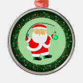 Gevist Kerst Verzamelbaar Keramisch Ornament (Voorkant)