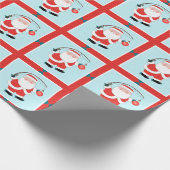 Gevist kerstcadeaupapier voor vissers cadeaupapier (Hoek)