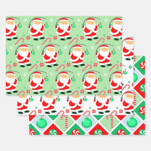 Gevist kerstcadeaupapier voor vissers inpakpapier vel (Set)