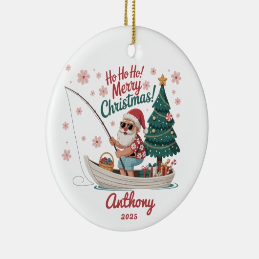 Gevist kerstfeest keramisch ornament (Rechts)