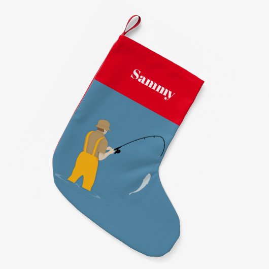 Gevist Kleine Kerstsok (Voorkant (Hangend))