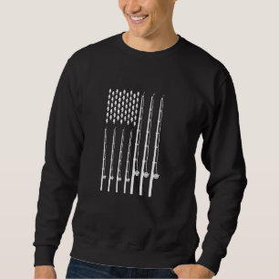 Gevist Kunst Voor Mannen Vrouwen Amerikaanse Vlag Trui