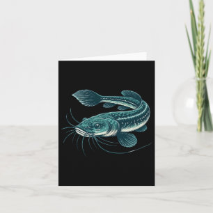  Gevist kunstwerk Walking Catfish Kaart