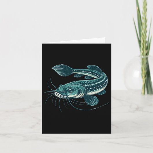  Gevist kunstwerk Walking Catfish Kaart (Voorkant)