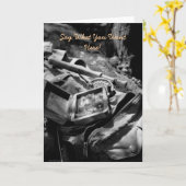 Gevist leeg Wenskaart Kaart (Gele Bloem)