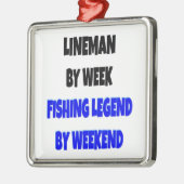 Gevist Legend Lineman Metalen Ornament (Links)