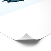 Gevist levensteken en badge perfect poster (Hoek)