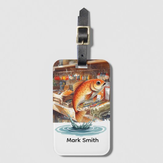 Gevist liefhebbers bagagelabel (Voorkant (verticaal))