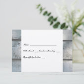 Gevist Liefhebbers Boot Oud Hout rsvp met envelopp (Staand voorkant)