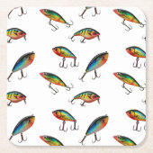 Gevist lokpatroon kartonnen onderzetters (Voorkant)