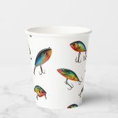 Gevist lokpatroon papieren bekers (Voorkant)