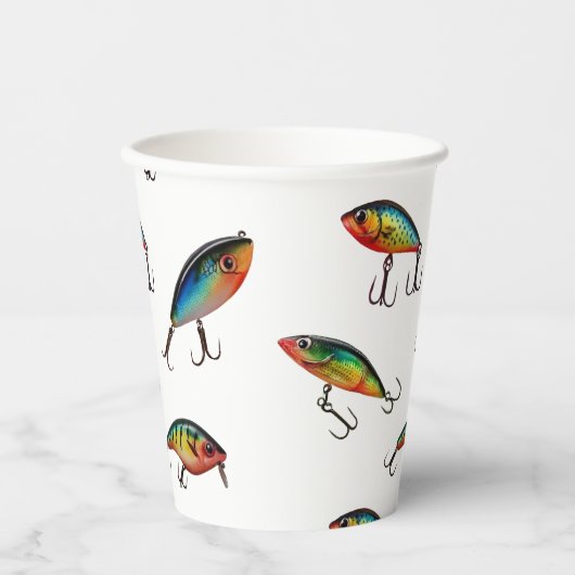 Gevist lokpatroon papieren bekers (Voorkant)