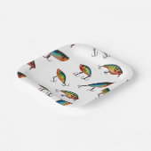 Gevist lokpatroon papieren bordje (Gebogen)