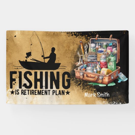 Gevist Lover Pensioen Partij Spandoek (Horizontaal)