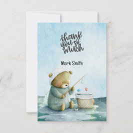 Gevist Lover waterverf Bedankkaart