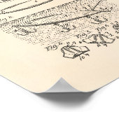 Gevist Lure 1923 Patent Art Old Peper Poster (Hoek)