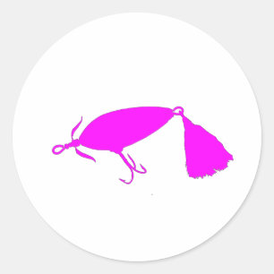 Gevist Lure 1 Silhouette c Ronde Sticker